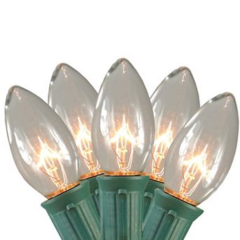 Northlight Clear Light-Up Christmas Pathway Marker 15 pc Set