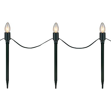 Northlight Clear Light-Up Christmas Pathway Marker 15-piece Set