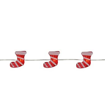 Northlight 20-Light LED Stockings Fairy Mini Christmas Lights