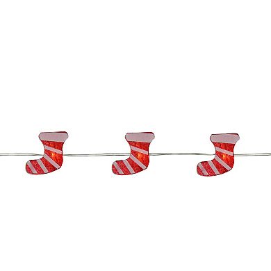 Northlight 20-Light LED Stockings Fairy Mini Christmas Lights