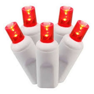 Northlight 50-Count Red LED Wide Angle Mini Christmas Lights