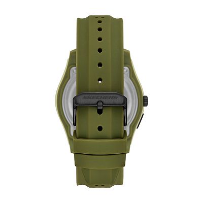 Skechers® Sellas Men's Silicone Strap Analog-Digital Watch