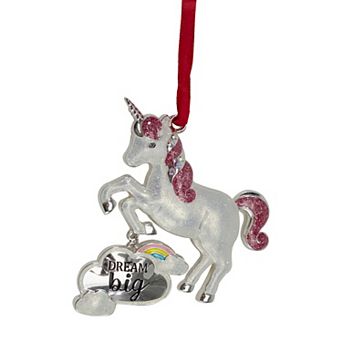 Northlight Dream Big Unicorn Christmas Ornament