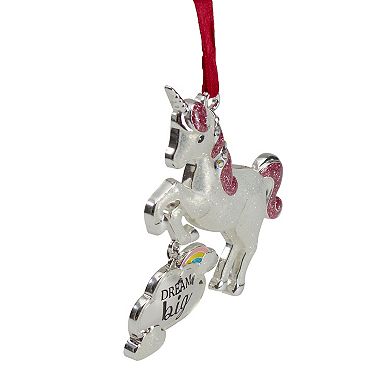 Northlight Dream Big Unicorn Christmas Ornament