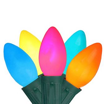 Northlight 25-Count Opaque Vibrant Multicolor Christmas Lights