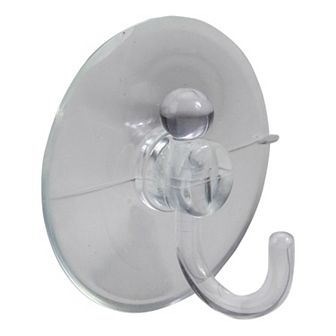 Northlight Clear Large Hanging Christmas Suction Cup Hook 2 pc Set