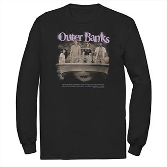 Big & Tall Outer Banks Group Shot Spray Paint Logo Tee