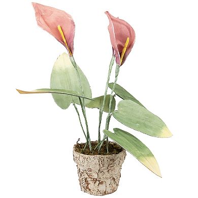 Northlight 19 Inch Decorative Calla Lily Artificial Plant