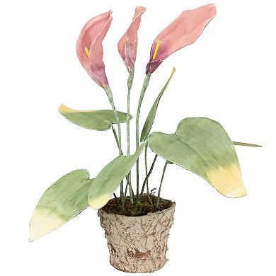 Northlight 19 Inch Decorative Calla Lily Artificial Plant