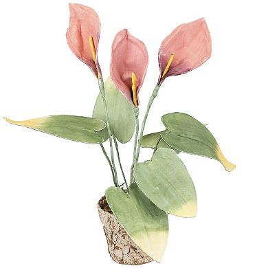 Northlight 19 Inch Decorative Calla Lily Artificial Plant