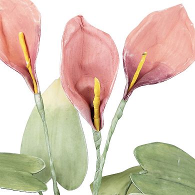 Northlight 19 Inch Decorative Calla Lily Artificial Plant