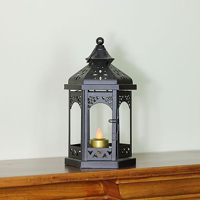 Northlight 2-Piece Battery Operated LED Flickering Amber Lighted Votive Candles Set