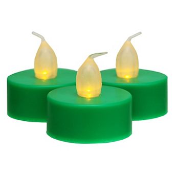 Northlight 3 pc Battery Operated LED Flickering Tea Light Candles Set