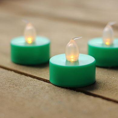 Northlight 3-Piece Battery Operated LED Flickering Tea Light Candles Set