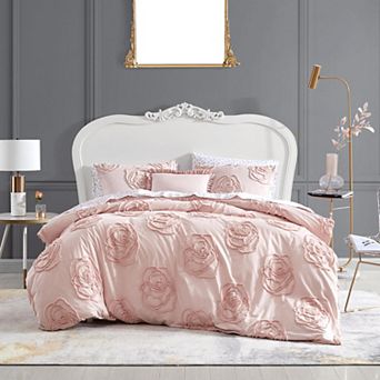 Betsey Johnson Rambling Rose Duvet Cover Set with Shams
