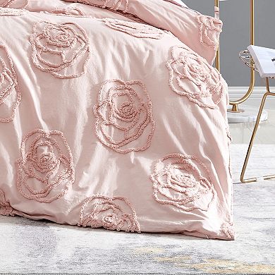 Betsey Johnson Rambling Rose Duvet Cover Set with Shams