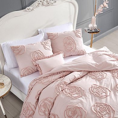 Betsey Johnson Rambling Rose Duvet Cover Set with Shams