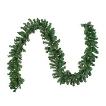 Northlight 9-Foot Pre-Lit Oak Creek Pine Artificial Christmas Garland