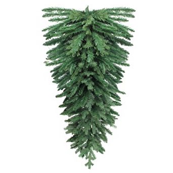 Northlight 60" Green Pine Unlit Artificial Christmas Teardrop Swag Wall Decor