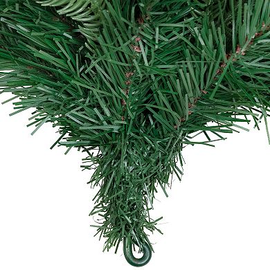 Northlight 60" Green Pine Unlit Artificial Christmas Teardrop Swag Wall Decor