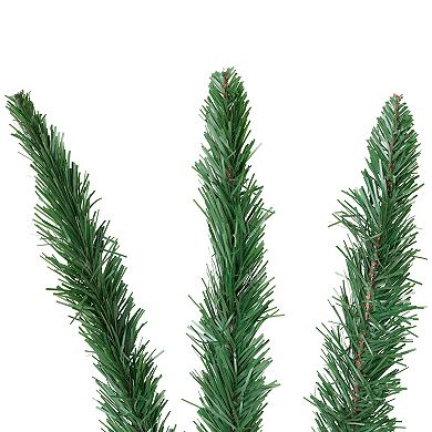 Northlight 60" Green Pine Unlit Artificial Christmas Teardrop Swag Wall Decor