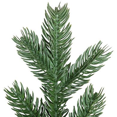 Northlight 60" Green Pine Unlit Artificial Christmas Teardrop Swag Wall Decor