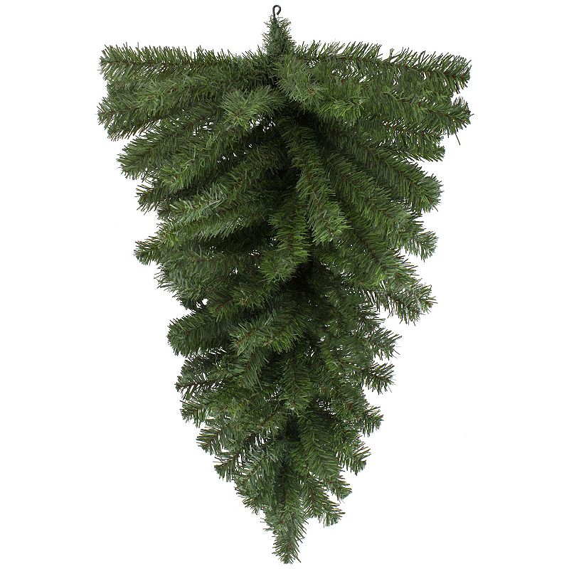 Northlight 32" Canadian Pine Artificial Christmas Teardrop Swag - Unlit