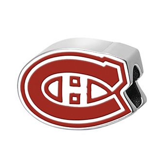 LogoArt Montreal Canadiens Sterling Silver Enamel Logo Bead
