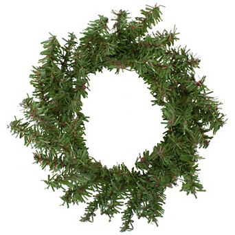 Northlight 8" Canadian Pine Unlit Artificial Christmas Wreath