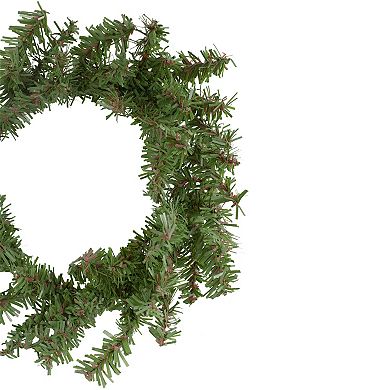 Northlight 8" Canadian Pine Unlit Artificial Christmas Wreath