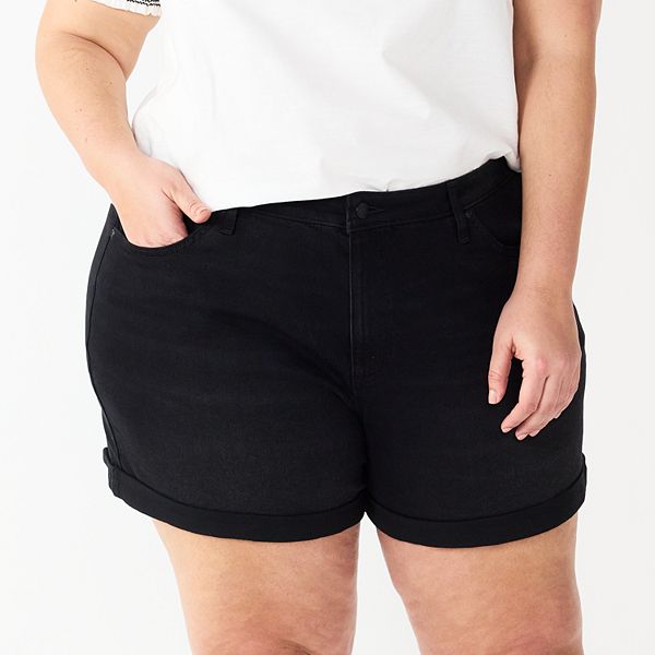 Kohls plus size shorts on sale