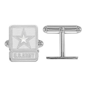LogoArt Sterling Silver United States Army Cuff Links