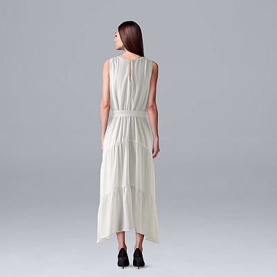 strapless open back dress Vintage Issey Miyake Pleats Please Sleeveless Dress – Recess