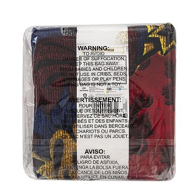 Harry Potter Crimson Sigil Silk Touch Throw Blanket 46" x 60"