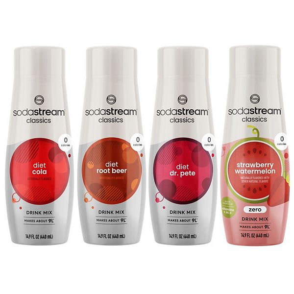 SodaStream Diet Drink Mix 4pk.