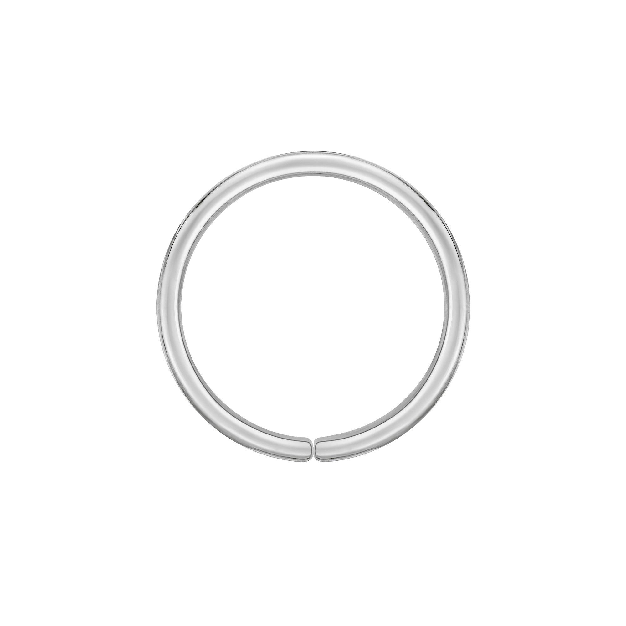 Lila Moon 14k Gold 8 mm Hoop Nose Ring, Womens, 14k White Gold