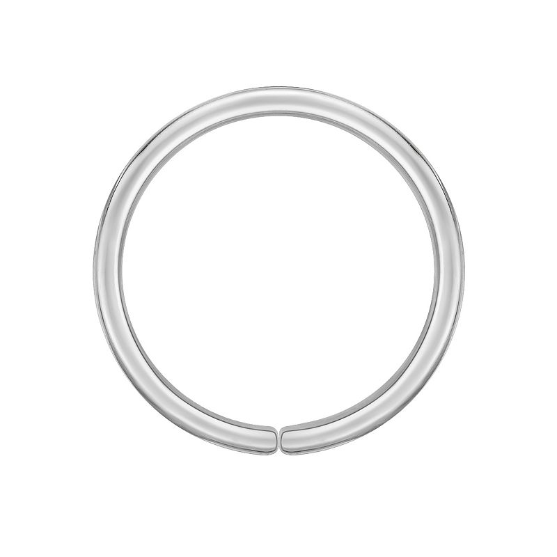 Lila Moon 14k Gold 8 mm Hoop Nose Ring, Womens, White