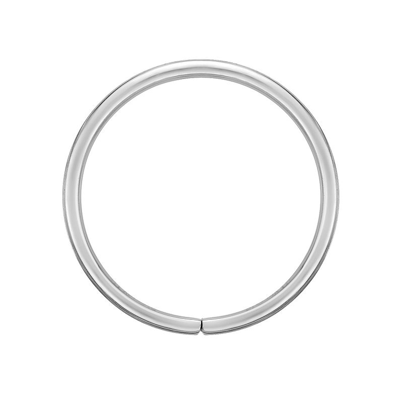 Lila Moon 14k Gold 10 mm Hoop Nose Ring, Womens, White