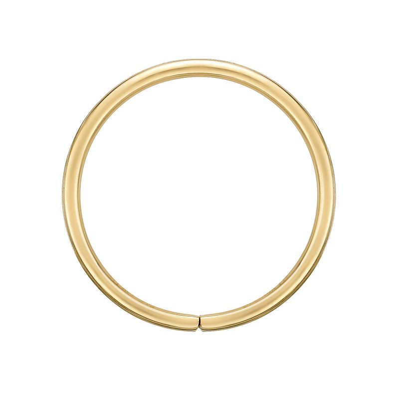 Lila Moon 14k Gold 10 mm Hoop Nose Ring, Womens, Yellow