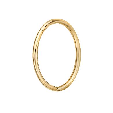 Lila Moon 14k Gold 10 mm Hoop Nose Ring