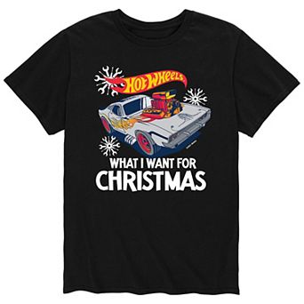 Men's Hot Wheels "What I Want For Christmas" Tee