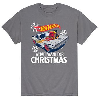 Men's Hot Wheels "What I Want For Christmas" Tee