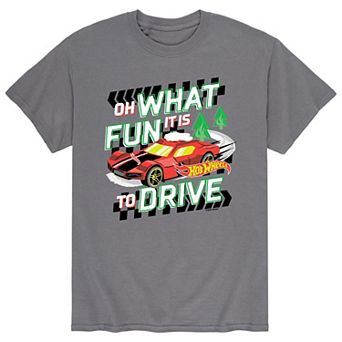 Men's Hot Wheels "Oh What Fun It Is To Drive" Holiday Tee
