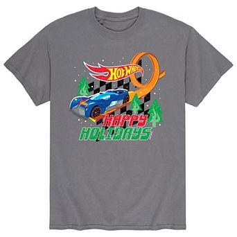 Men's Hot Wheels "Happy Holidays" Track Loop Tee