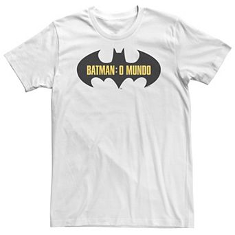 Big & Tall DC Comic Batman: O Mundo Brazil Logo Tee