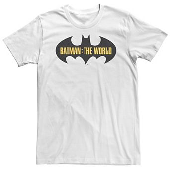 Big & Tall DC Comic Batman: The World Logo Tee
