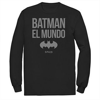 Big & Tall DC Comics Batman: El Mundo Spain Icon Logo Tee