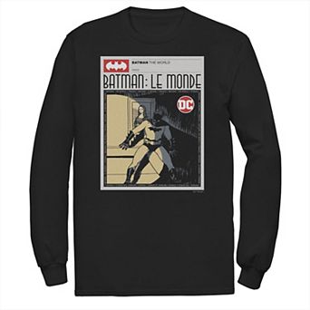 Big & Tall DC Comics Batman: Le Monde France News Poster Tee