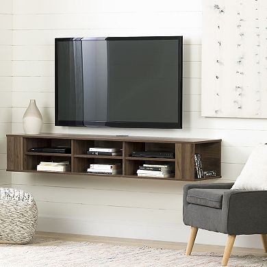 South Shore City Life Wide Wall-Mounted Console