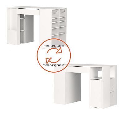 South Shore Crea Counter-Height Craft Table